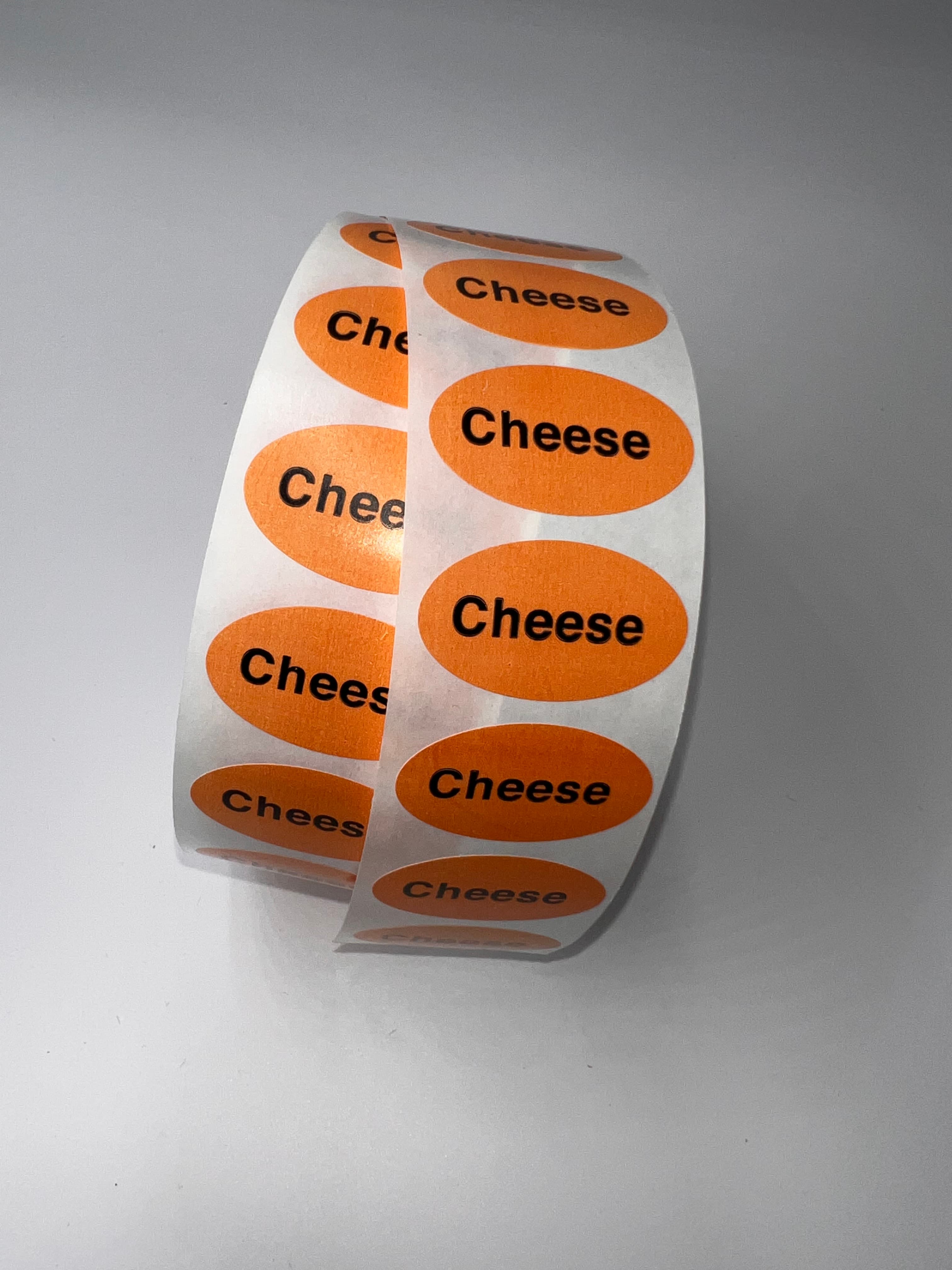 Cheese Label - Head On View