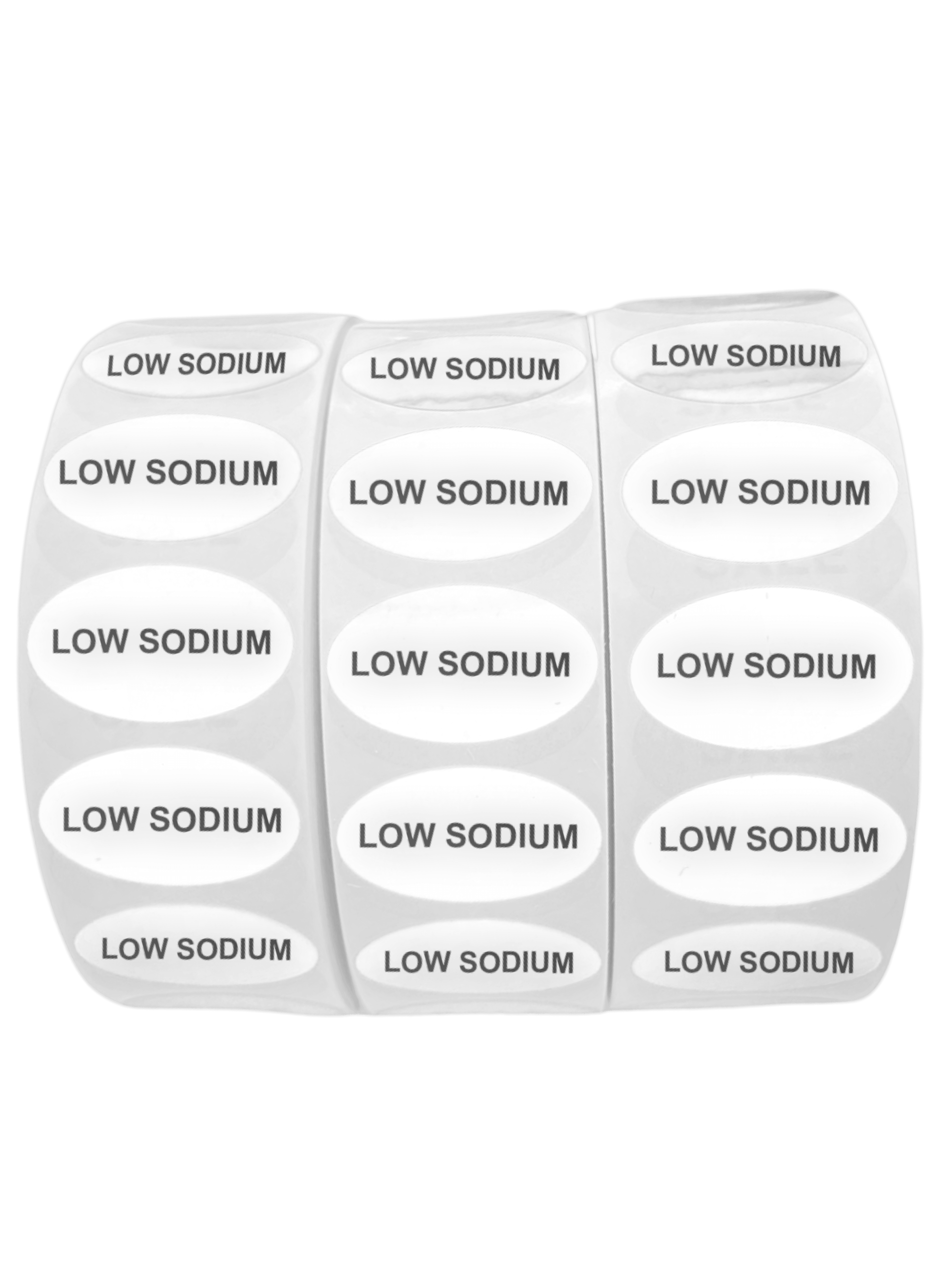 Low Sodium Label - Head On View