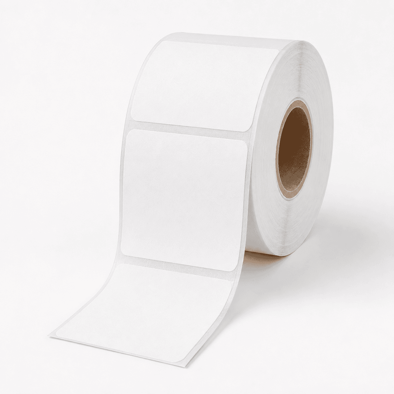 2.25" x 2" Direct Thermal Labels - Head On View