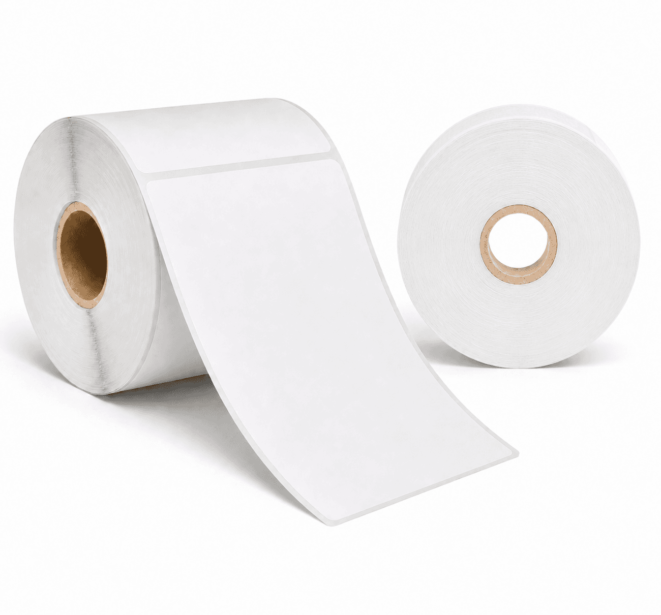 3" x 5" Direct Thermal Labels - Head On View