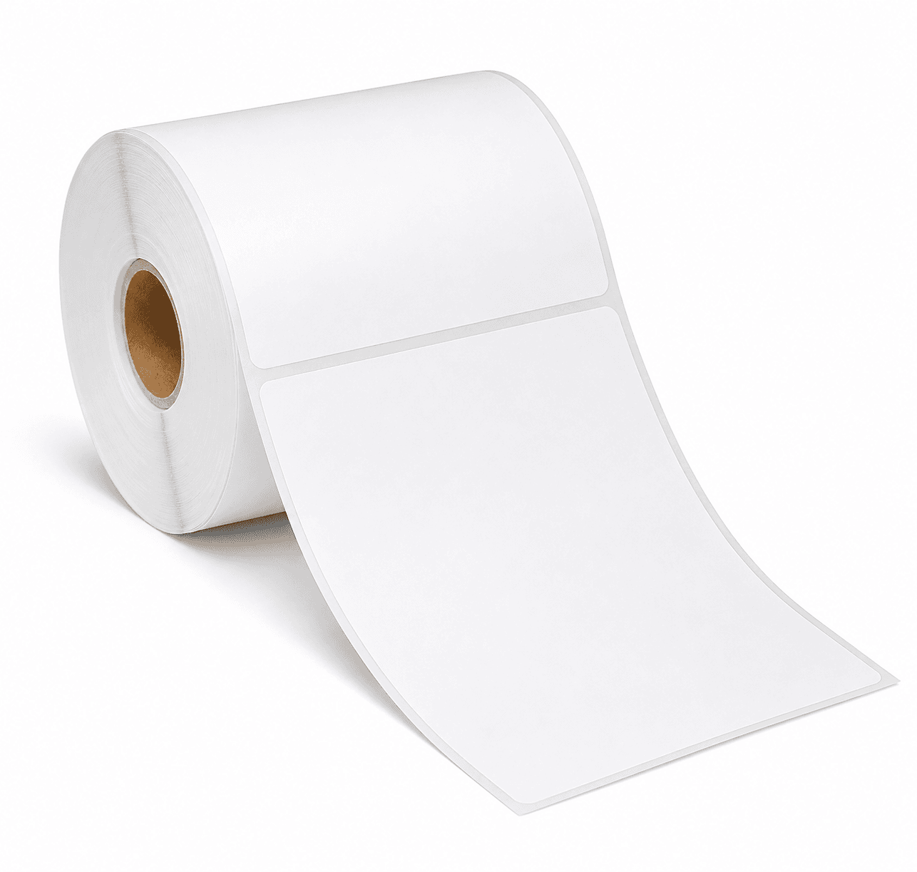 4" x 6" Direct Thermal Labels - Head On View