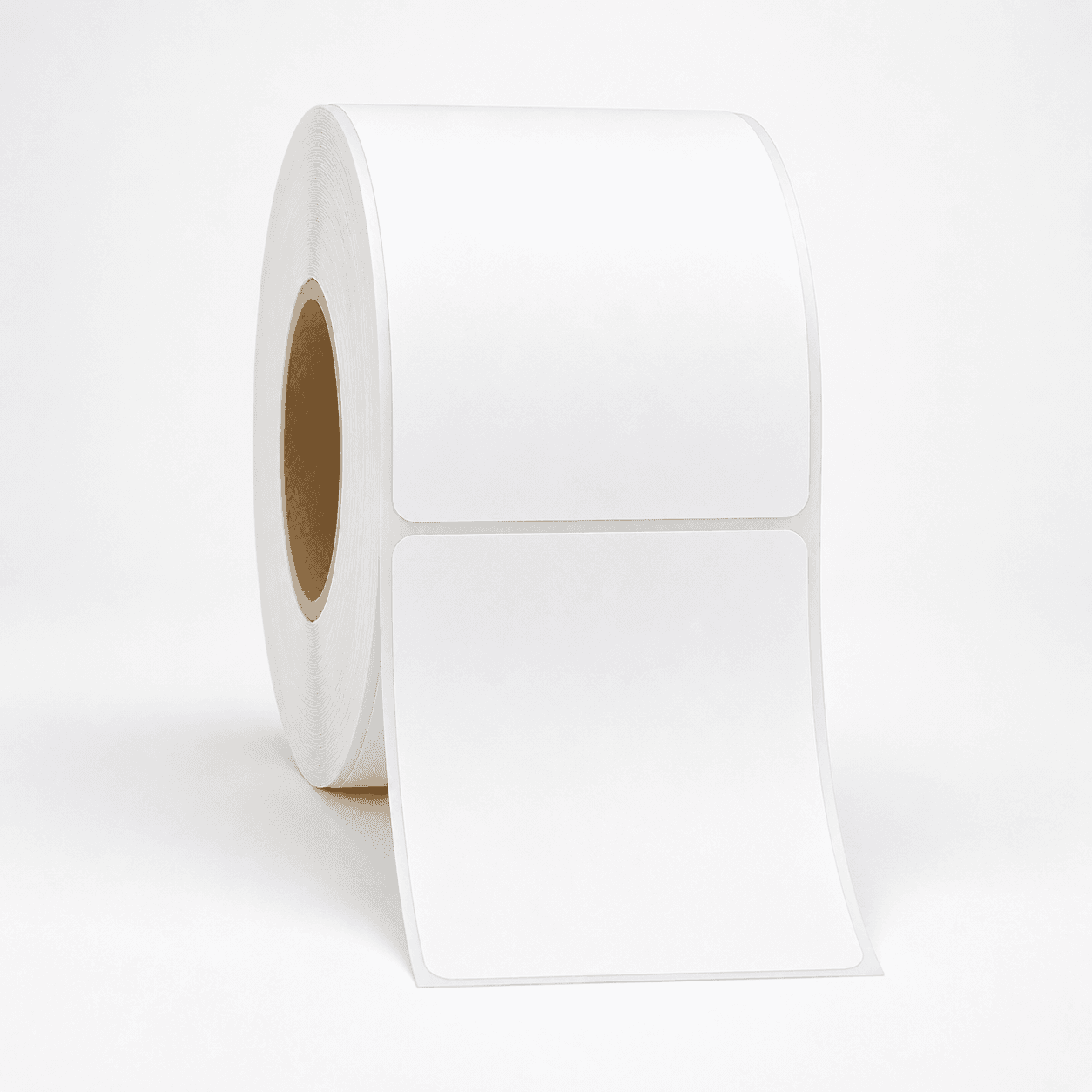 4" x 4" BOPP Labels - Head On View